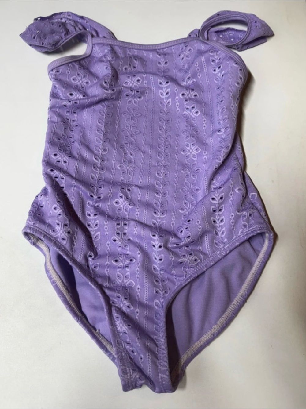 Girls' Purple Wonder Nation One-Piece Swimsuit